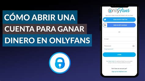 como abrir una pagina de onlyfans|Crear una cuenta en OnlyFans